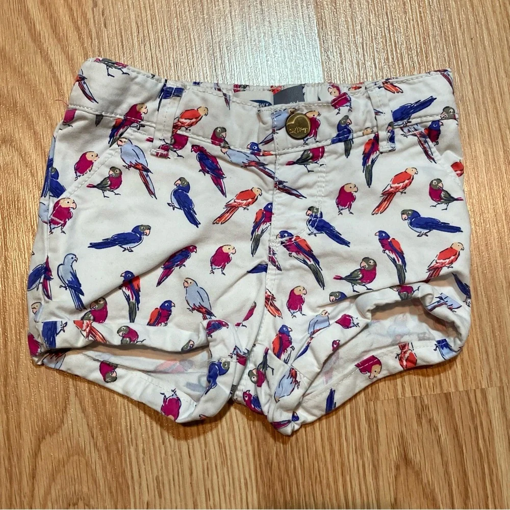 Old Navy‎ bird shorts 12-18 months